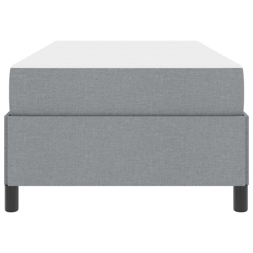 Bäddfjäder Ljusgrå 90 x 200 cm tyg