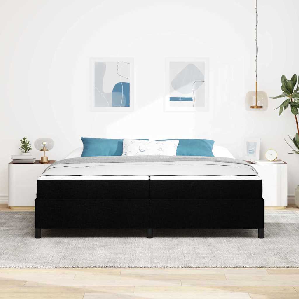 Bäddfjäder Svart 200 x 200 cm tyg