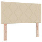 Bäddfjäder med madrass Kräm 190 x 90 cm Polyester