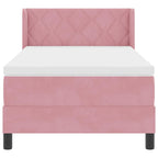 Bäddfjäder med madrass Rosa 200 x 100 cm Polyester