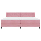 Bäddfjäder med madrass Rosa 200 x 200 cm Polyester