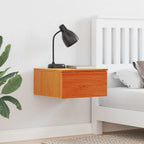 Torlivan - Sängbord med låda Vaxbrun 37 x 35 x 18.5 cm Massiv furu