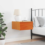 Torlivan - Sängbord med låda Vaxbrun 37 x 35 x 18.5 cm Massiv furu