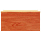 Torlivan - Sängbord med låda Vaxbrun 37 x 35 x 18.5 cm Massiv furu