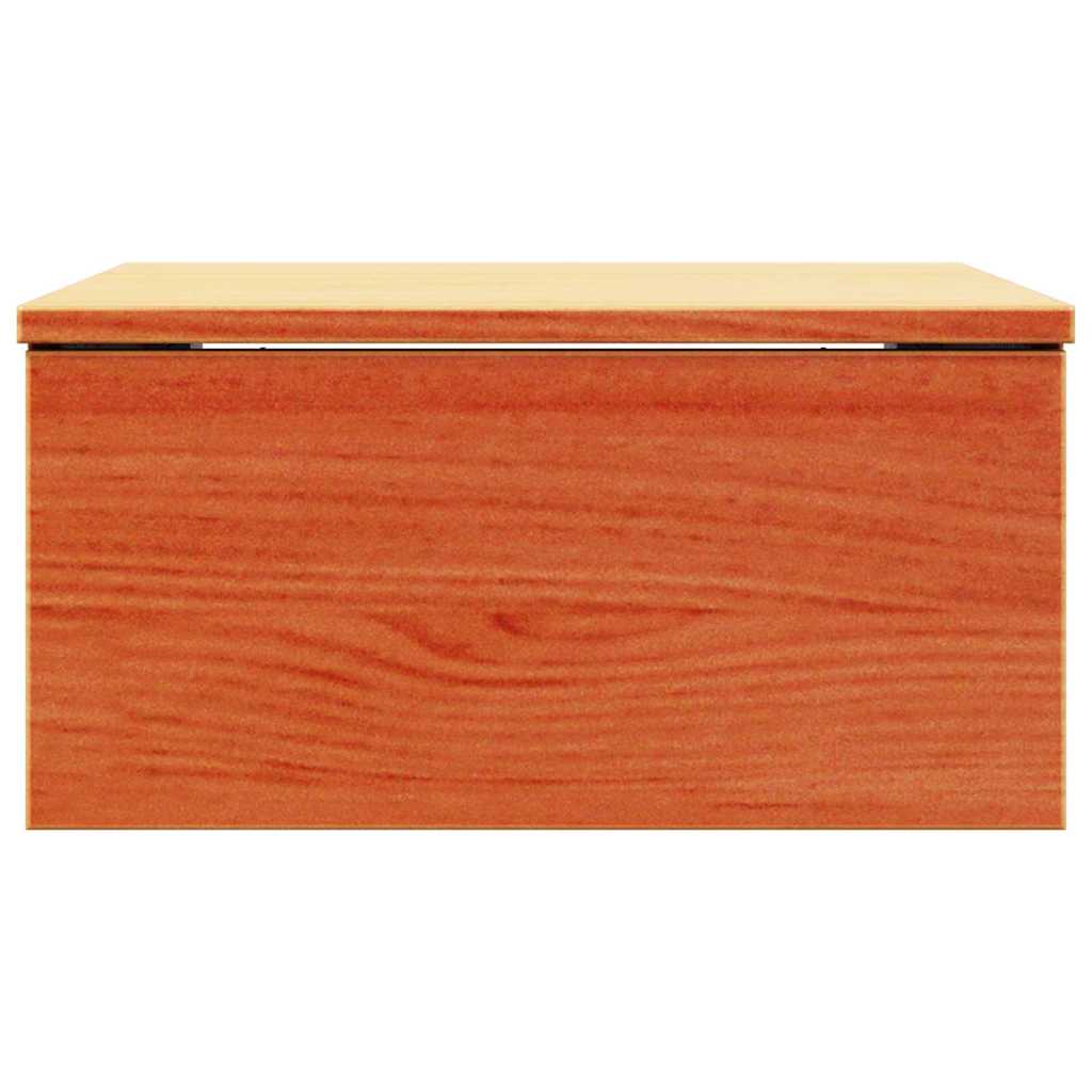 Torlivan - Sängbord med låda Vaxbrun 37 x 35 x 18.5 cm Massiv furu
