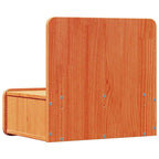 Corvesso - Sängbord med låda Vaxbrun 44 x 32.5 x 40 cm Massiv furu