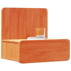 Corvesso - Sängbord med låda Vaxbrun 44 x 32.5 x 40 cm Massiv furu