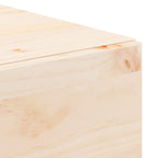 Pavresto - Sängbord med låda Brun 42 x 32.5 x 40 cm Massiv furu