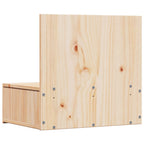 Pavresto - Sängbord med låda Brun 42 x 32.5 x 40 cm Massiv furu