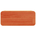 Zorvento - Sängbord med låda Vaxbrun 39 x 34 x 16.5 cm Massiv furu