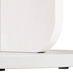 Celvinar - Sidobord Vit 39.5 x 39.5 x 53.5 cm Massiv furu