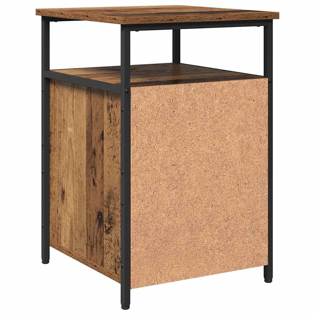 Torviano - Nattduksbord Gammalt trä Konstruerat trä