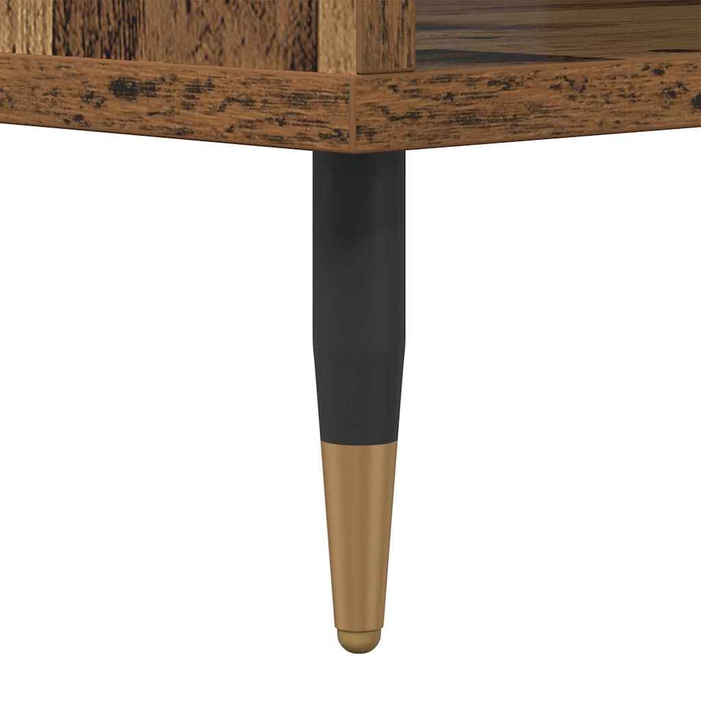 Varlino - Kaffeebord Gammalt trä 60 x 50 x 40 cm Konstruerat trä