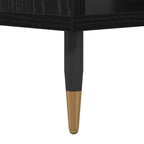 Molrion - Kaffeebord Svart ek 60 x 50 x 40 cm Konstruerat trä