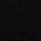 Barnsängram med sänggavel med huvudgavel Svart 80 x 160 cm tyg