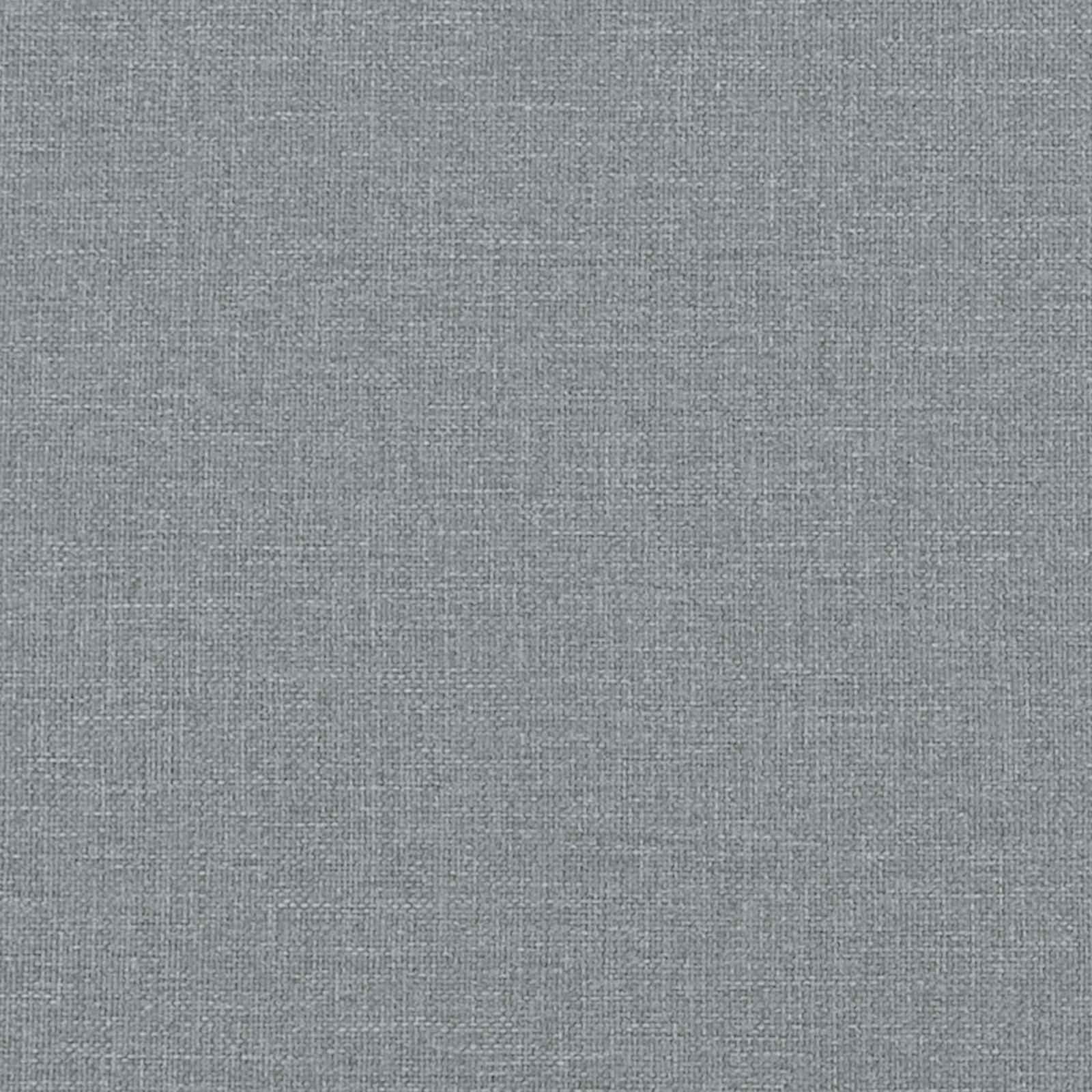 Barnsängram med sänggavel Ljusgrå 80 x 200 cm tyg