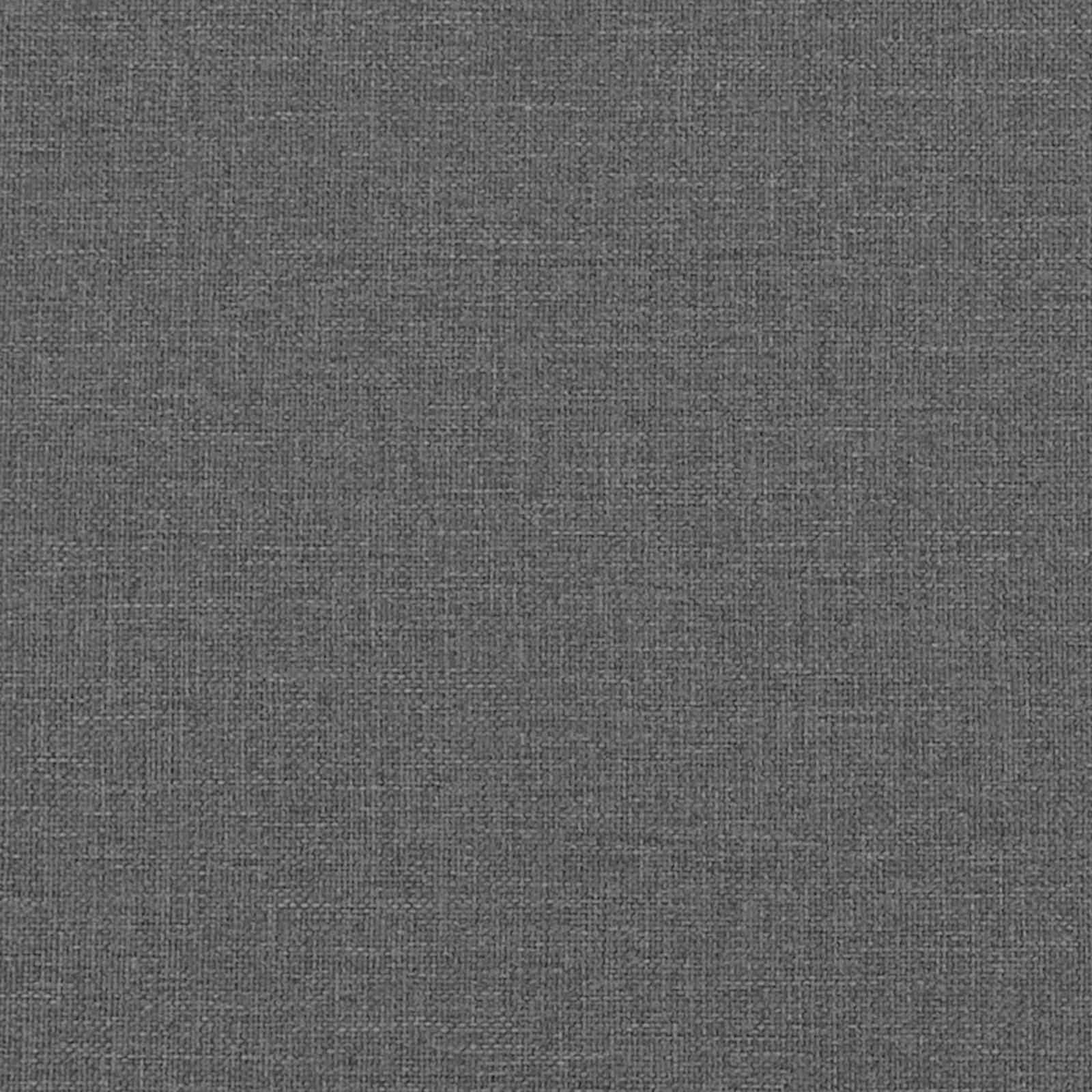 Barnsängram med sänggavel Mörkgrå 80 x 200 cm tyg