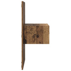 Molvesso - Sängskåp 2 pcs Gammalt trä 48.5 x 32.5 x 80 cm Konstruerat trä