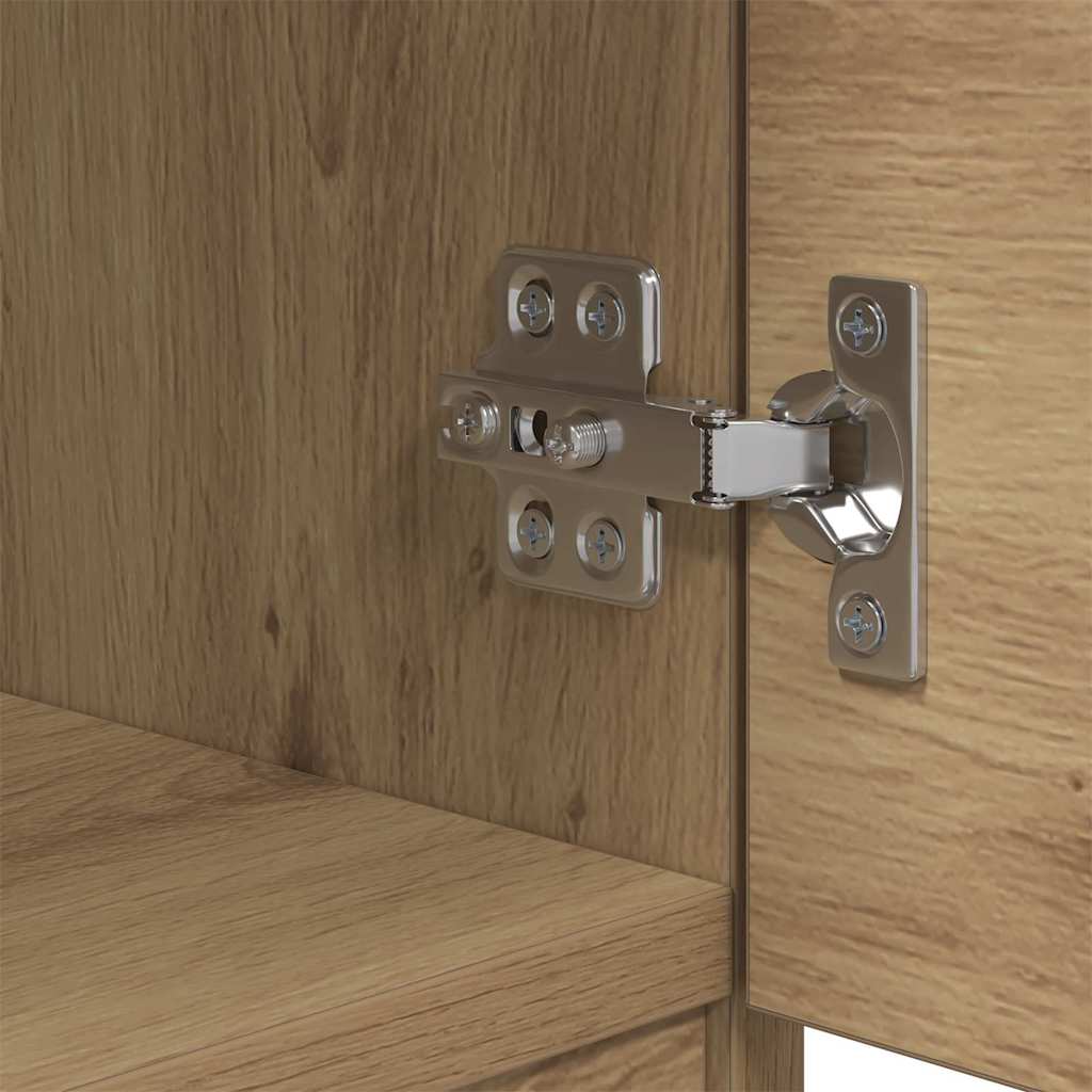 Zanverio - Sängskåp 2 pcs artisan ek 40 x 39 x 40 cm Konstruerat trä