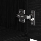 Linvero - Sängskåp 2 pcs Svart ek 40 x 39 x 40 cm Konstruerat trä