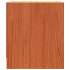 Ventario - Sängbord med låda 2 pcs Vaxbrun 40 x 30.5 x 35.5 cm Furuträ