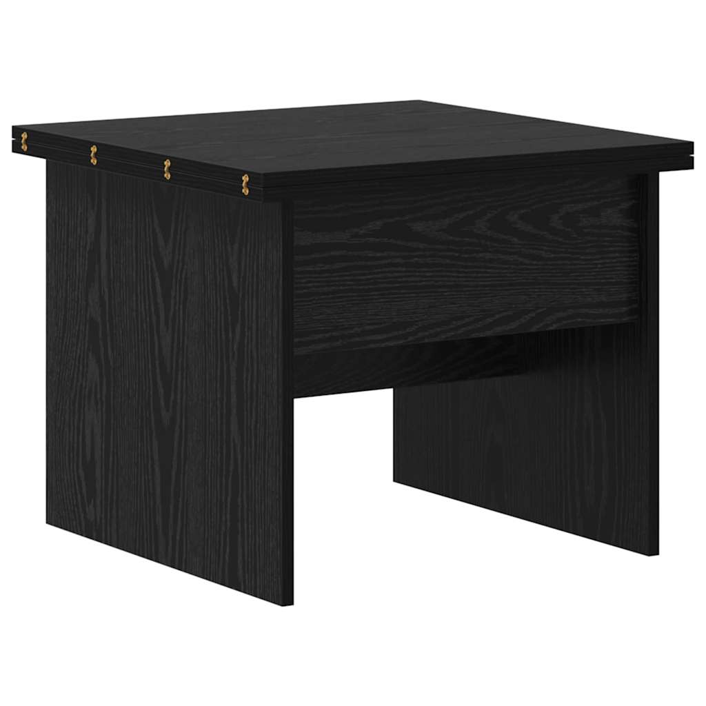Selvanoir - Kaffeebord Svart Ek 55 x 54,5 x 45 cm Konstruerat trä