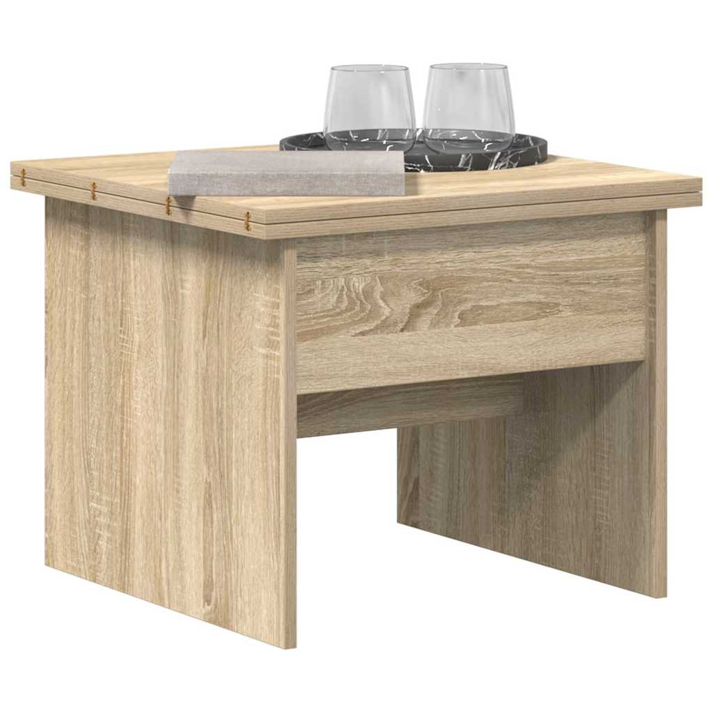 Zavrino - Kaffeebord Sonoma-ek 55 x 54,5 x 45 cm Konstruerat trä