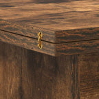 Dravinoir - Kaffeebord Rökt ek 55 x 54,5 x 45 cm Konstruerat trä