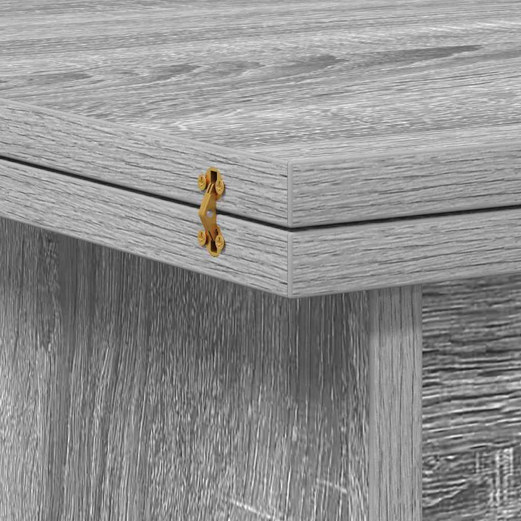 Javenor - Kaffeebord Grå Sonoma 55 x 54,5 x 45 cm Konstruerat trä