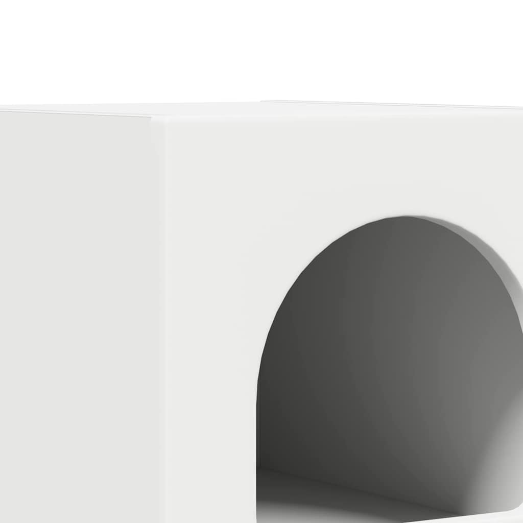 Kelvoro - Sängbord 2 pcs Vit 29,5 x 35 x 50 cm Konstruerat trä