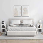 Kelvoro - Sängbord 2 pcs Vit 29,5 x 35 x 50 cm Konstruerat trä