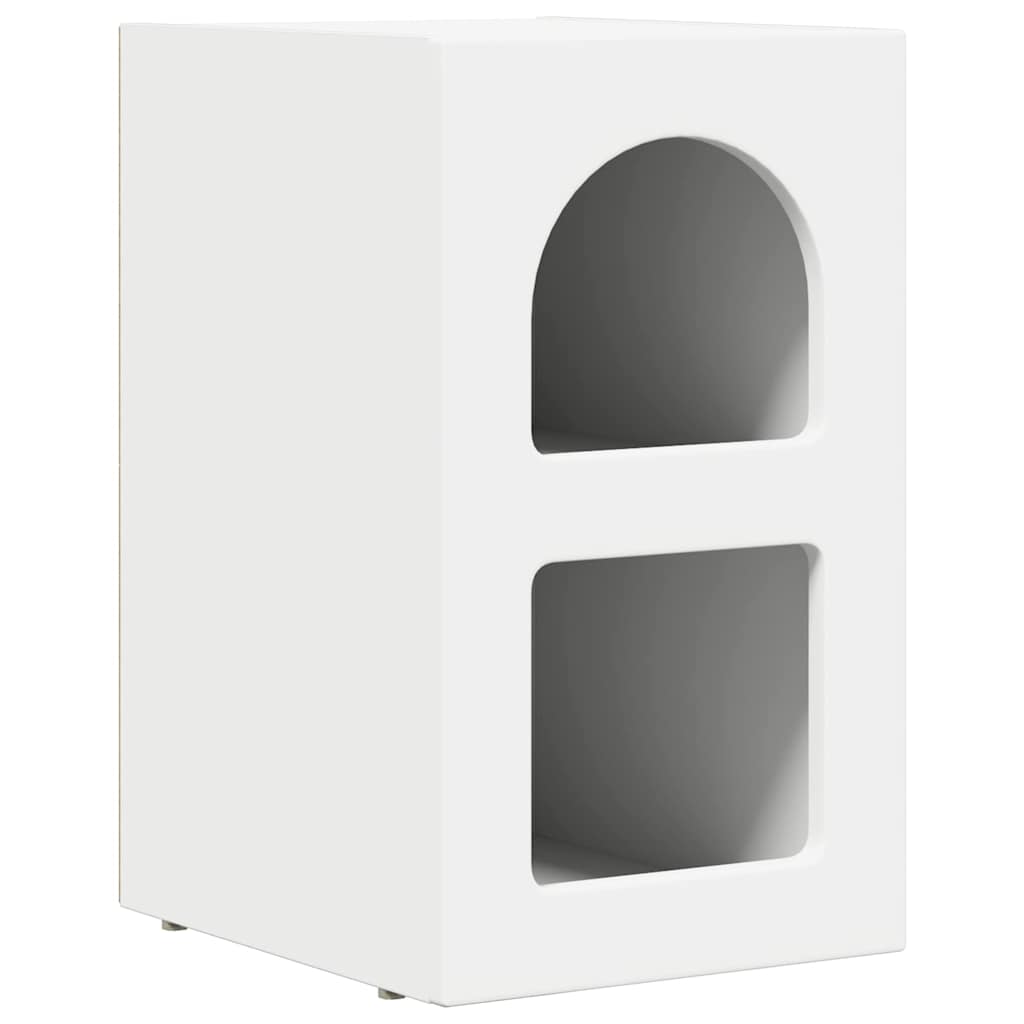 Kelvoro - Sängbord 2 pcs Vit 29,5 x 35 x 50 cm Konstruerat trä