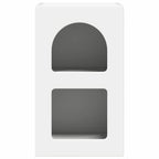 Kelvoro - Sängbord 2 pcs Vit 29,5 x 35 x 50 cm Konstruerat trä