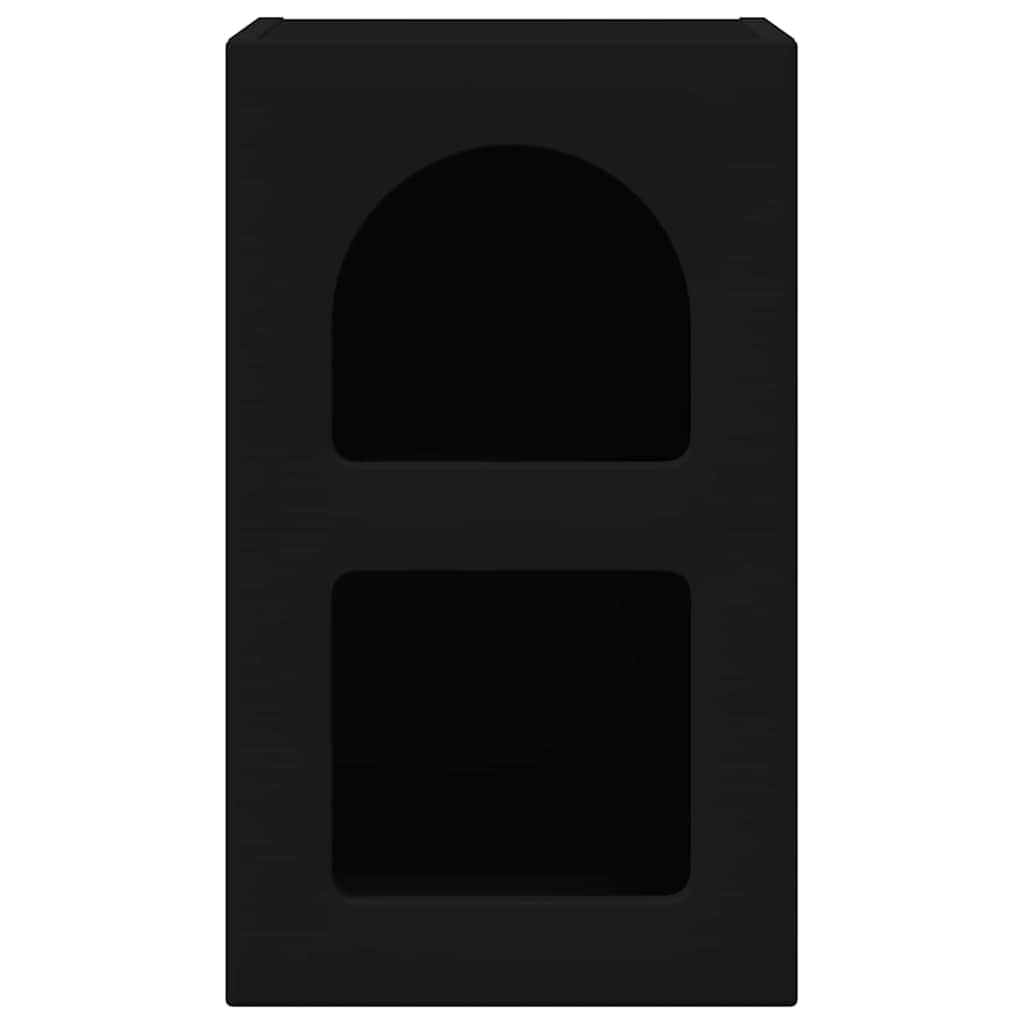 Zarvino - Sängbord Svart 29,5 x 35 x 50 cm Konstruerat trä