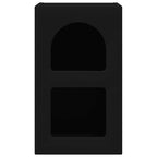 Arenzo - Sängbord 2 pcs Svart 29,5 x 35 x 50 cm Konstruerat trä