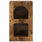 Norvico - Sängbord Rökt ek 29,5 x 35 x 50 cm Konstruerat trä