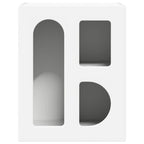 Zormella - Sängbord Vit 40 x 35 x 50 cm Konstruerat trä