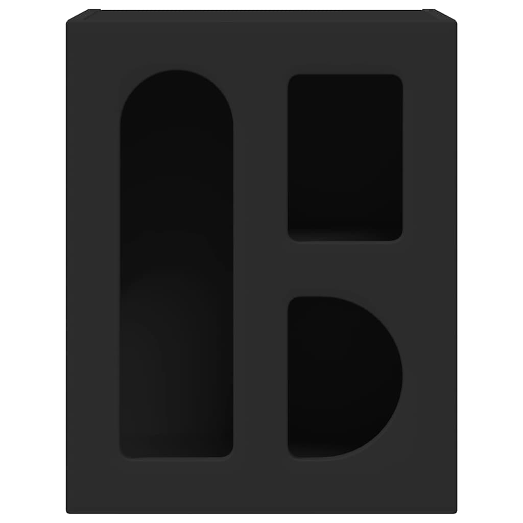 Fenlivo - Sängbord Svart 40 x 35 x 50 cm Konstruerat trä