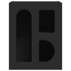 Valrino - Sängbord 2 pcs Svart 40 x 35 x 50 cm Konstruerat trä