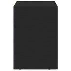 Valrino - Sängbord 2 pcs Svart 40 x 35 x 50 cm Konstruerat trä
