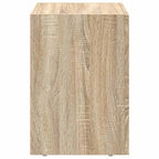 Zernavoir - Sängbord Sonoma-ek 40 x 35 x 50 cm Konstruerat trä