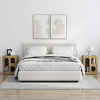 Morvesso - Sängbord 2 pcs Sonoma-ek 40 x 35 x 50 cm Konstruerat trä