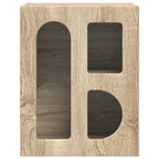 Morvesso - Sängbord 2 pcs Sonoma-ek 40 x 35 x 50 cm Konstruerat trä