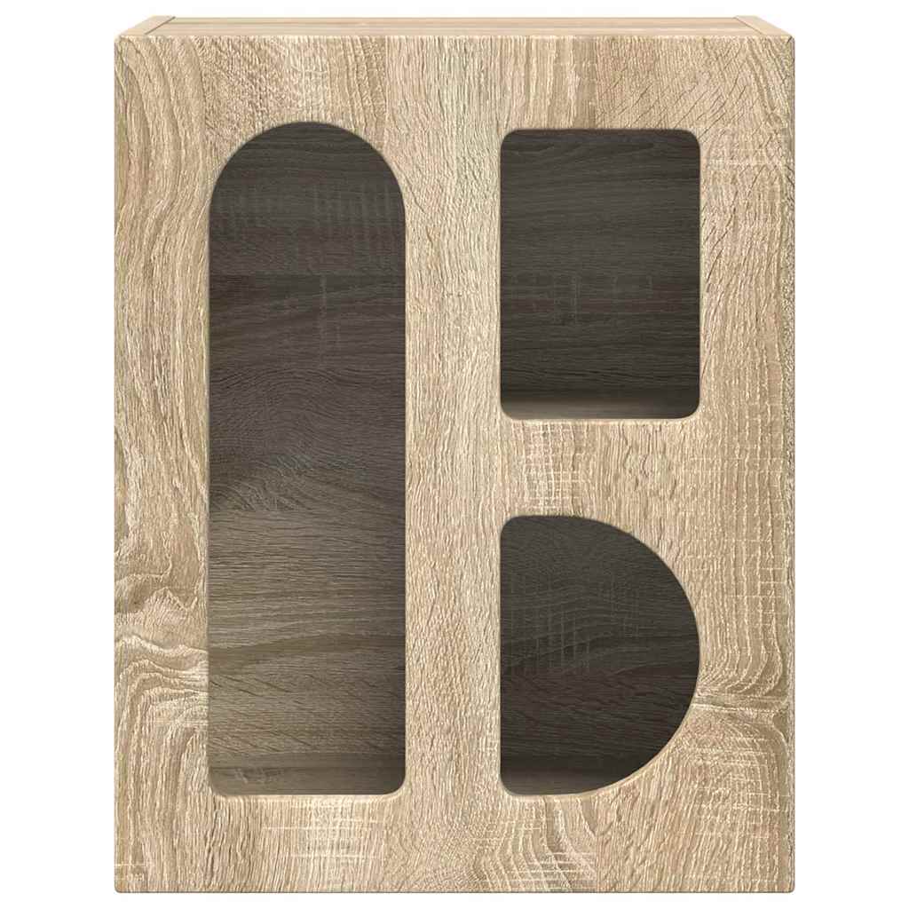 Morvesso - Sängbord 2 pcs Sonoma-ek 40 x 35 x 50 cm Konstruerat trä