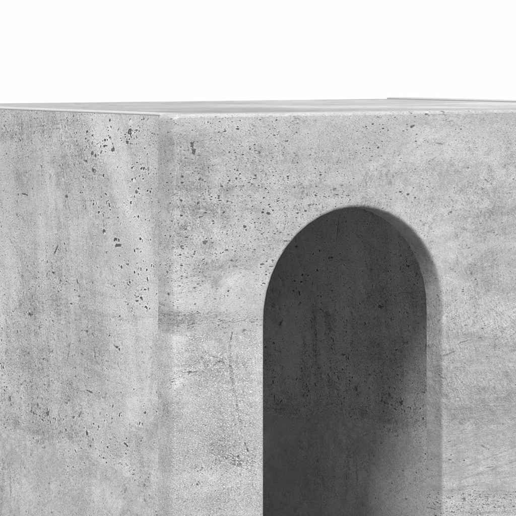 Tavresco - Sängbord 2 pcs Betonggrå 40 x 35 x 50 cm Konstruerat trä