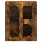 Vandero - Sängbord Rökt ek 40 x 35 x 50 cm Konstruerat trä