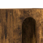 Kelvaso - Sängbord 2 pcs Rökt ek 40 x 35 x 50 cm Konstruerat trä