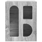 Sorvexa - Sängbord 2 pcs Grå Sonoma 40 x 35 x 50 cm Konstruerat trä