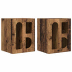 Carvion - Sängbord 2 pcs Gammalt trä 40 x 35 x 50 cm Konstruerat trä