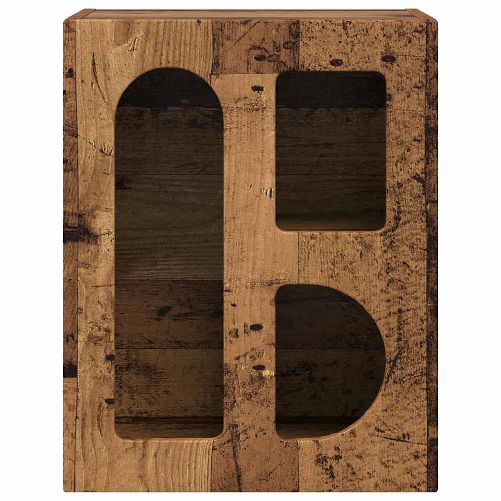 Carvion - Sängbord 2 pcs Gammalt trä 40 x 35 x 50 cm Konstruerat trä